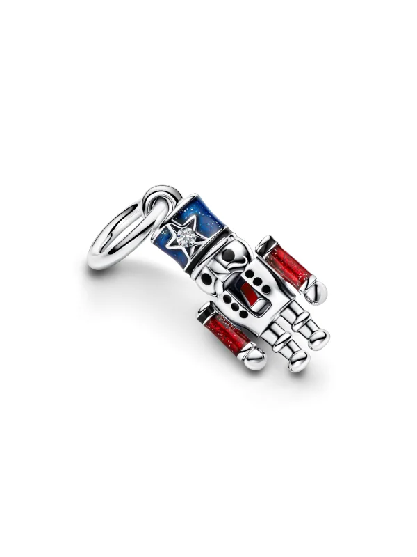 (image for) Pandora Moveable Nutcracker Dangle Charm - 793583C01 - View 7