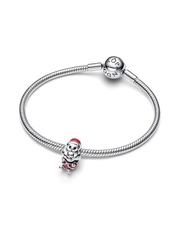 (image for) PANDORA Santa Charm 793593C01 Sterling Silver Charm - View 4