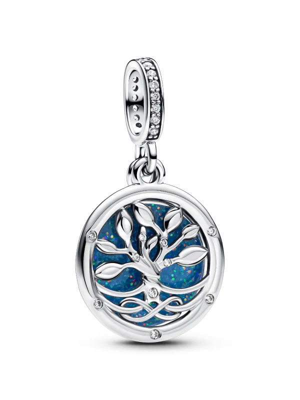 (image for) Pandora Glow-in-the-dark Infinity Tree Double Dangle Charm - 793599C01 - View 2
