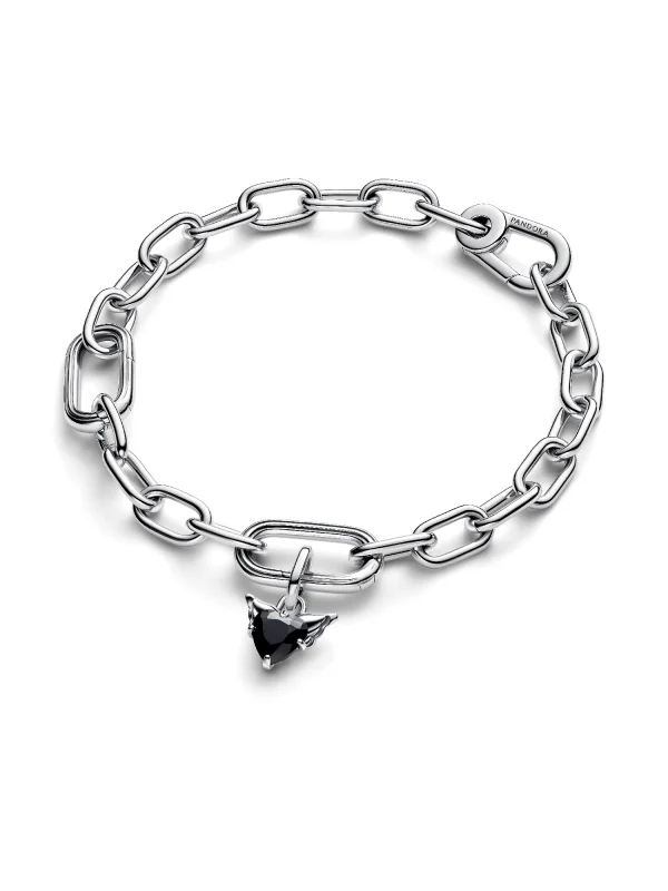 (image for) PANDORA Winged Heart Charm 793626C01 | Sterling Silver - View 6