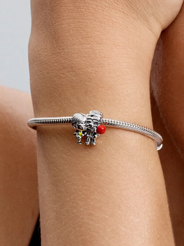 (image for) Ellie Elephant PANDORA Charm 793649C01 Sterling Silver - View 2