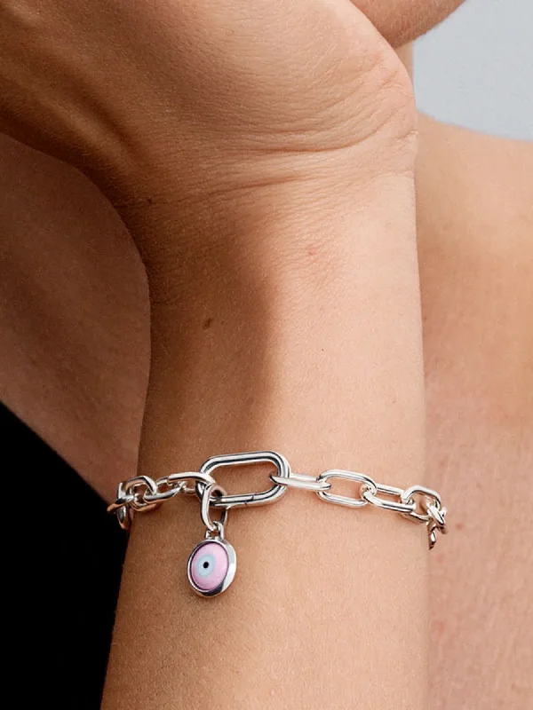 (image for) Pandora Engravable Evil Eye Murano Glass Mini Dangle Charm - 793693C00 - View 2
