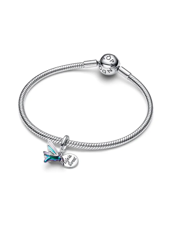 (image for) PANDORA Hummingbird Charm 793746C01 Sterling Silver - View 4