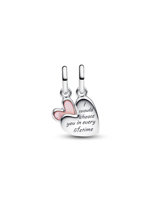(image for) PANDORA Mother Daughter Charms 793766C01 Sterling Silver - View 7