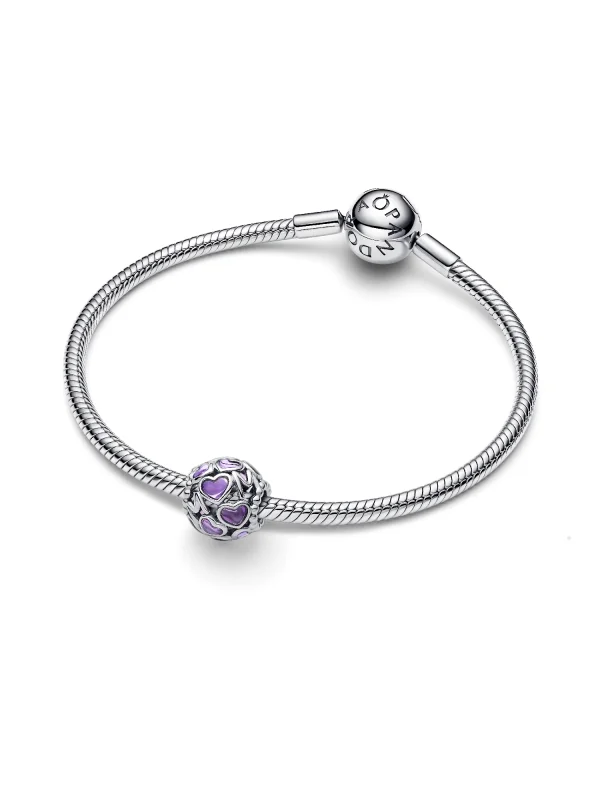 (image for) Pandora Openwork Hearts Mom Charm - 793772C01 - View 4