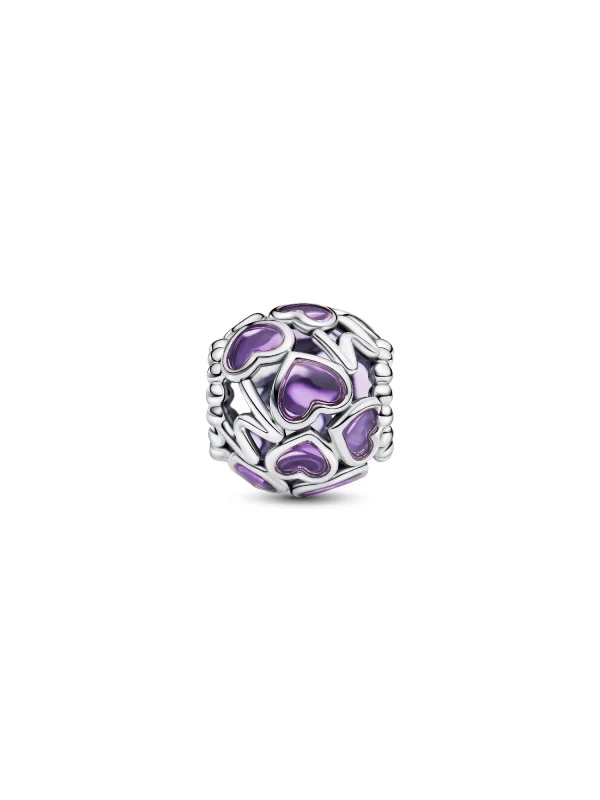 (image for) Pandora Openwork Hearts Mom Charm - 793772C01 - View 6