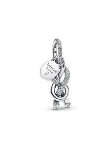 (image for) Pandora Pavé Infinity Knot Dangle Charm - 793780C01