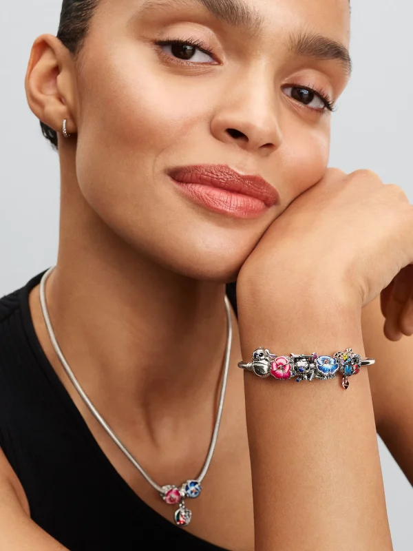 (image for) Graduation Hat PANDORA Charm | Disney Stitch 2025 Sterling… - View 5