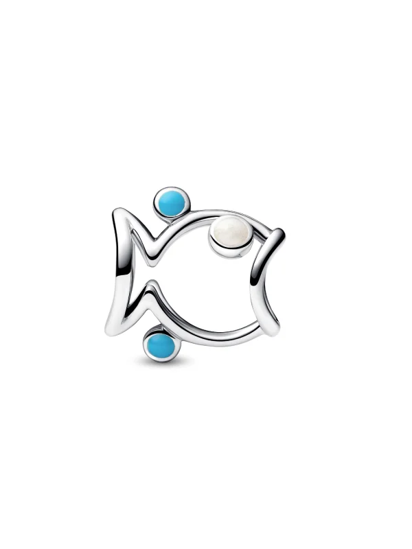 (image for) Pandora Openwork Fish Charm - 793819C01 - View 4
