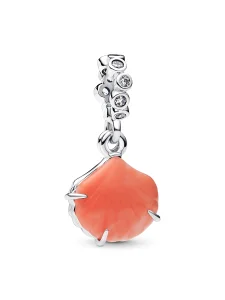 (image for) Pandora Coral-colored Shell Double Dangle Charm - 793821C01