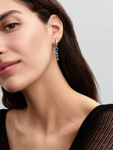 (image for) Pandora Turquoise-colored Fishbone Dangle Charm - 793894C01