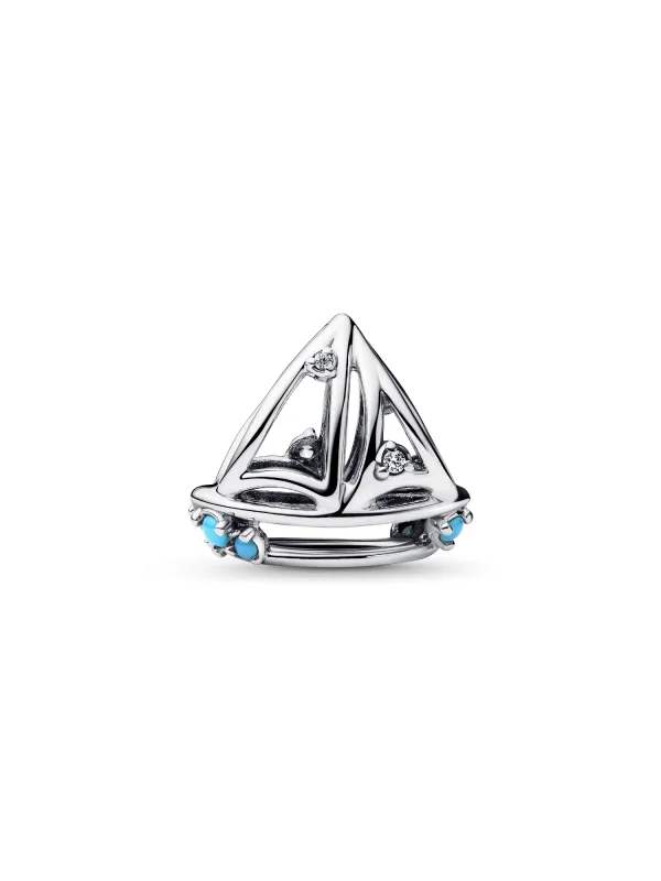 (image for) PANDORA Sailboat Charm 793905C01 | Nautical Motif Charm - View 5
