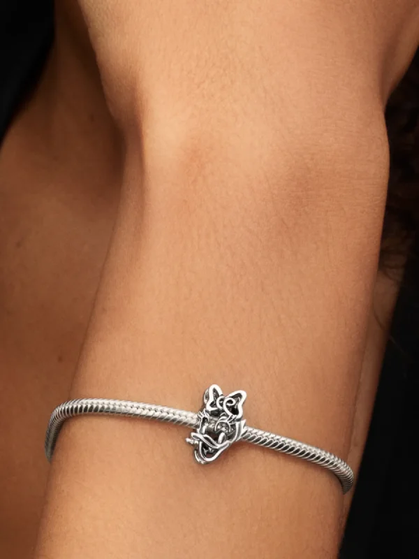 (image for) Pandora Disney Daisy Duck Openwork Charm - 793910C00 - View 2