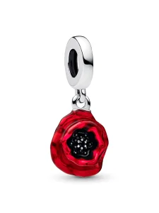 (image for) Pandora Red Flower Dangle Charm - 793917C01