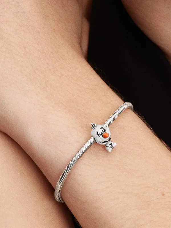 (image for) PANDORA Disney Olaf Charm 793978C01 Sterling Silver - View 2