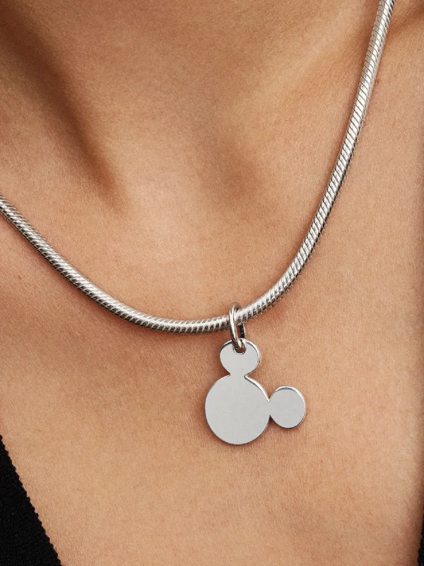 (image for) Pandora Disney Mickey Mouse Engravable Dangle Charm - 793994C00 - View 2