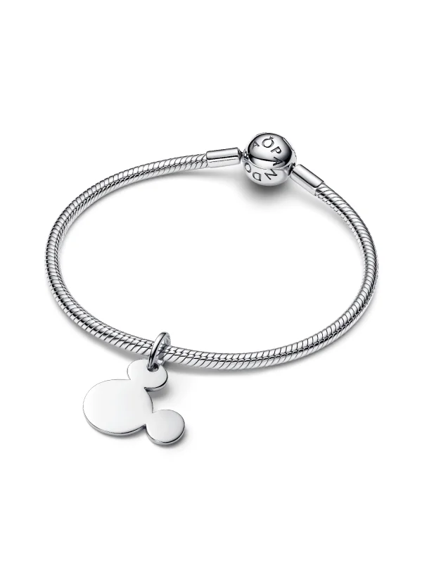 (image for) Pandora Disney Mickey Mouse Engravable Dangle Charm - 793994C00 - View 6