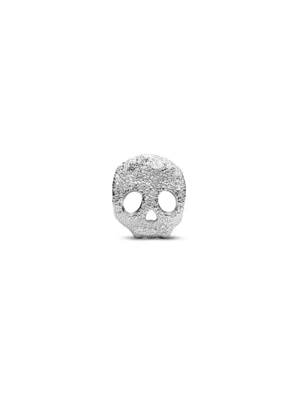 (image for) Pandora Textured Skull Mini Charm - 794040C00 - View 4