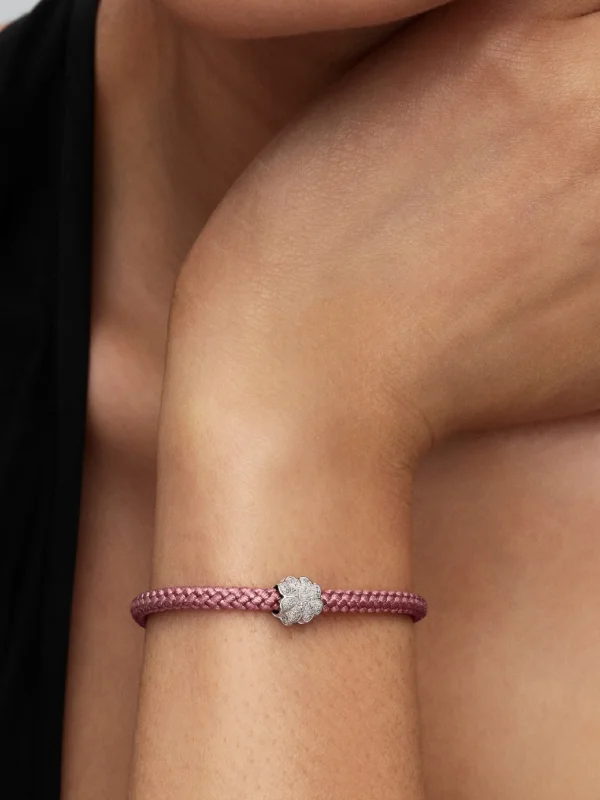 (image for) Pandora Textured Clover Mini Charm - 794047C00 - View 2