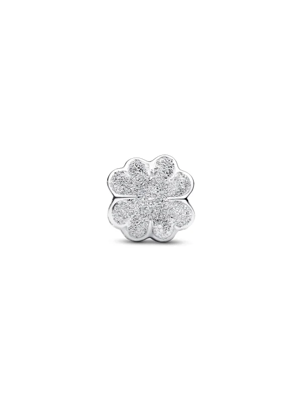 (image for) Pandora Textured Clover Mini Charm - 794047C00 - View 5