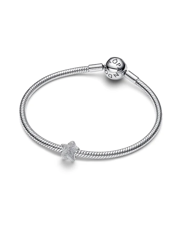 (image for) Pandora Textured Star Mini Charm - 794050C00 - View 3