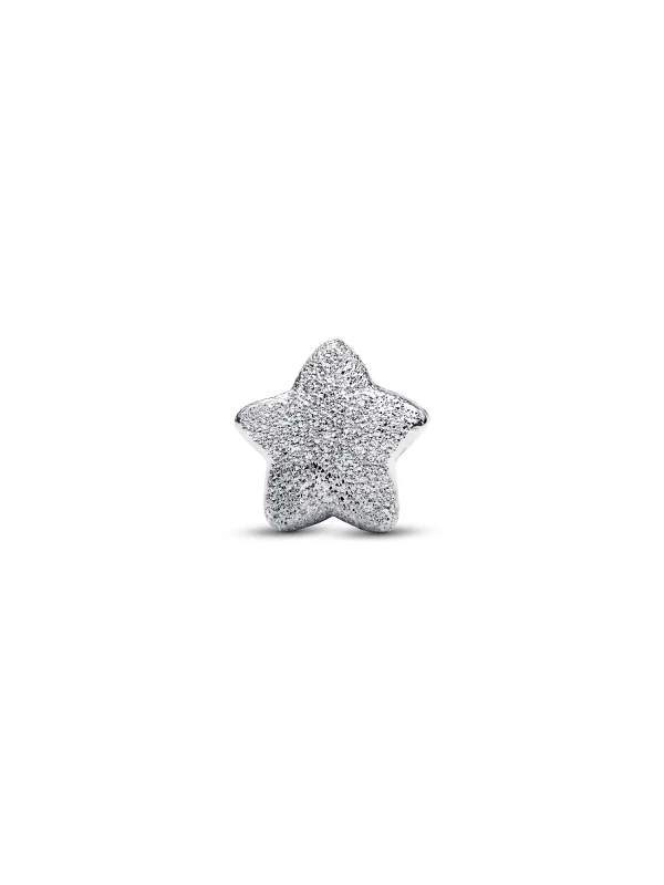 (image for) Pandora Textured Star Mini Charm - 794050C00 - View 5