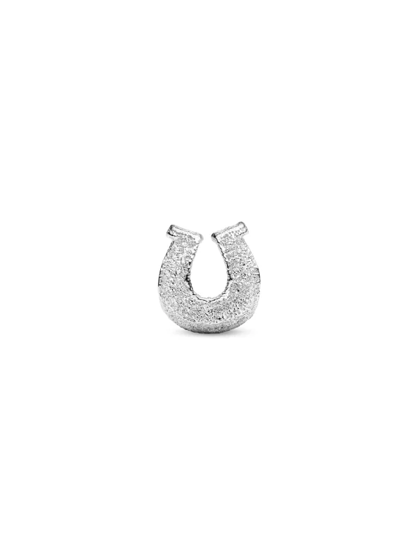 (image for) Pandora Textured Horseshoe Mini Charm - 794056C00 - View 4