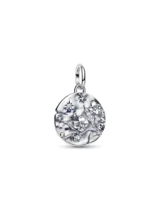 Pandora Cherry Blossom Medallion Charm - 794085C01 (image for) Pandora Cherry Blossom Medallion Charm - 794085C01