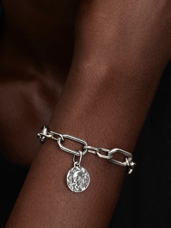 (image for) Pandora Skull Medallion Charm - 794089C01 - View 2
