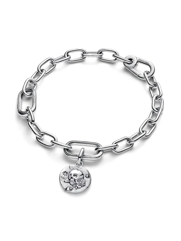 (image for) Pandora Skull Medallion Charm - 794089C01 - View 6
