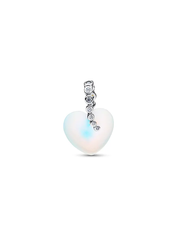 (image for) Pandora Shooting Star & Heart Dangle Charm - 794143C01 - View 3