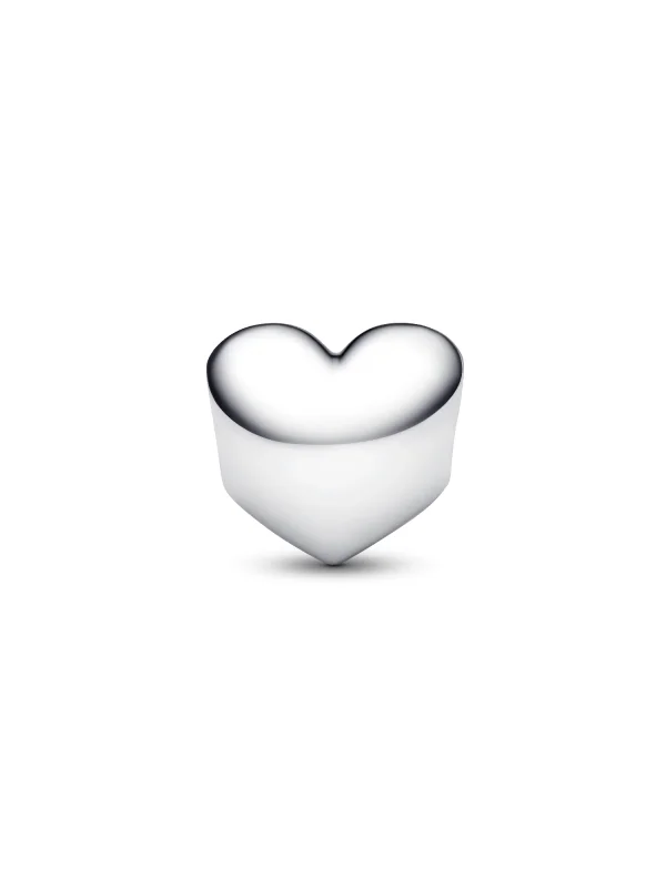 (image for) PANDORA April Heart Charm 794161C04 | Clear Stone Sterling… - View 4