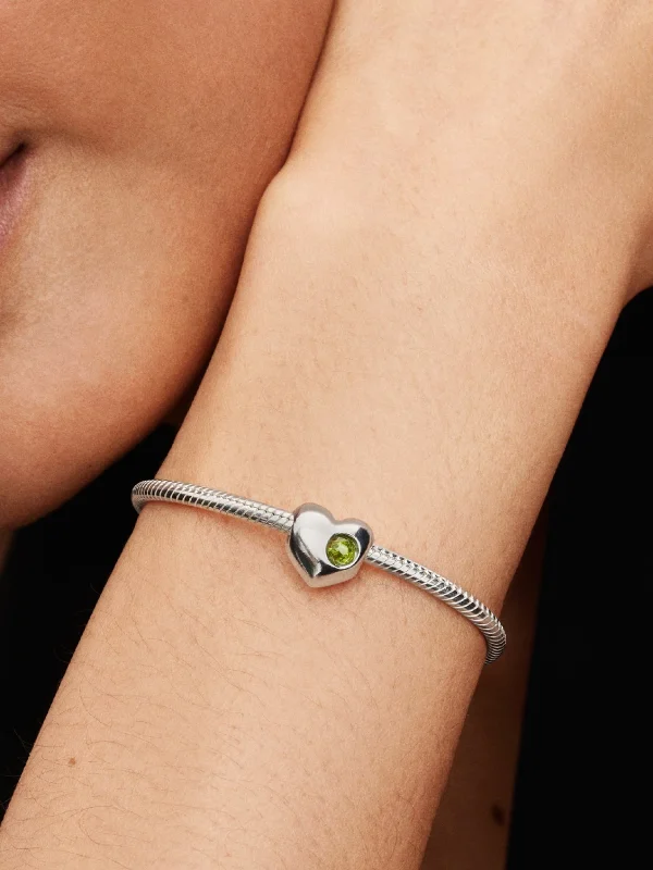 (image for) PANDORA Birthday Charms August 794161C08 Spring Green… - View 2