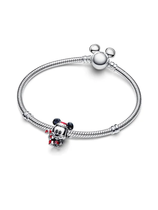 (image for) Pandora Disney Mickey Mouse Holiday Charm - 794217C01 - View 3