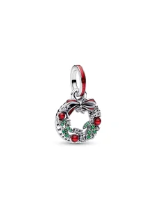 (image for) Pandora Holiday Wreath Double Dangle Charm - 794238C01
