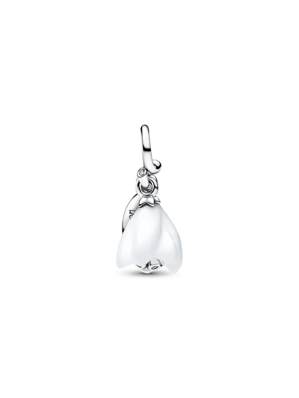 (image for) Pandora Snowdrop Flower Dangle Charm - 794239C01 - View 6