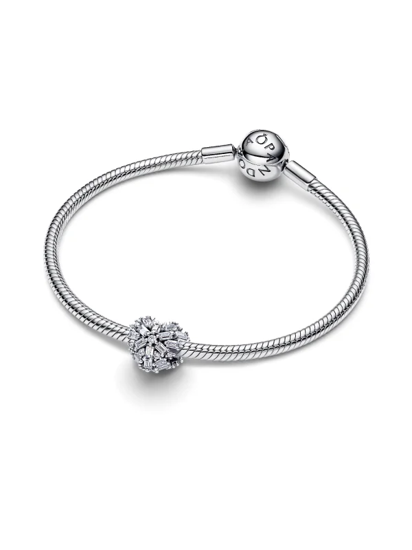 (image for) Pandora Sparkling Heart Charm - 794240C01 - View 6