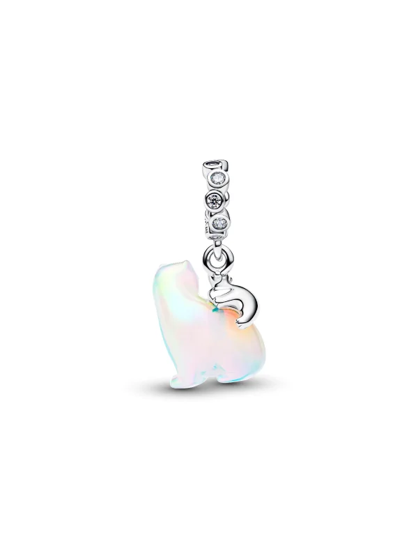 (image for) PANDORA Polar Bear Charm 794243C01 | Mother & Cub Dangle - View 6