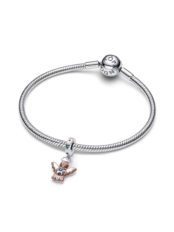 (image for) Pandora Gingerbread Angel Dangle Charm - 794247C01 - View 4