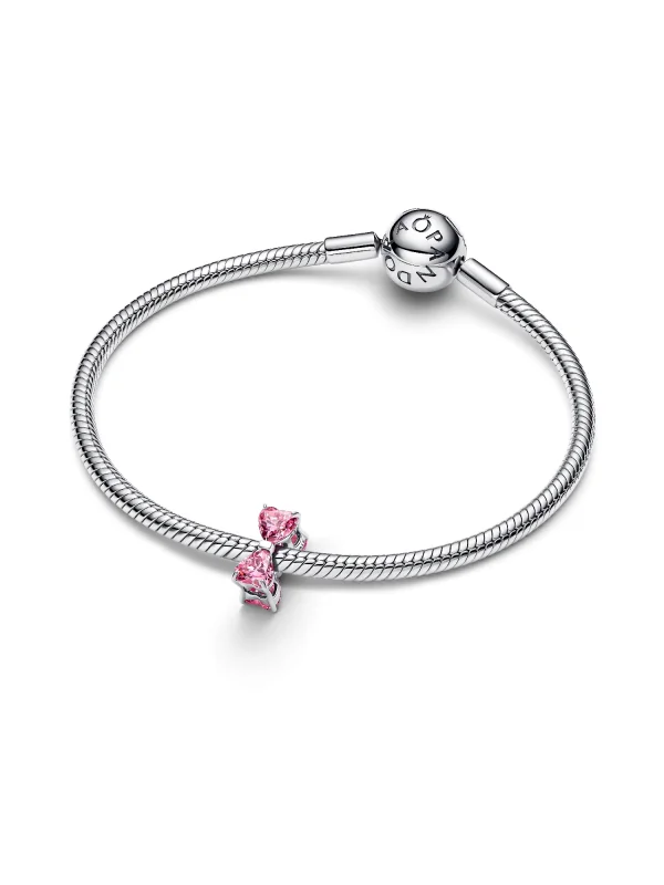 (image for) Pandora Pink Bow Charm - 794253C01 - View 4