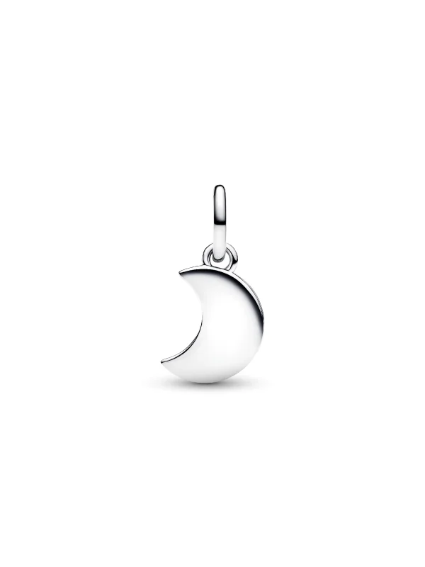 (image for) Pandora Crescent Moon Double Dangle Charm - 794272C01 - View 5