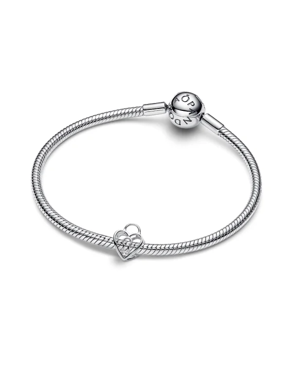 (image for) Pandora Openwork Heart Padlock Charm - 794358C00 - View 3