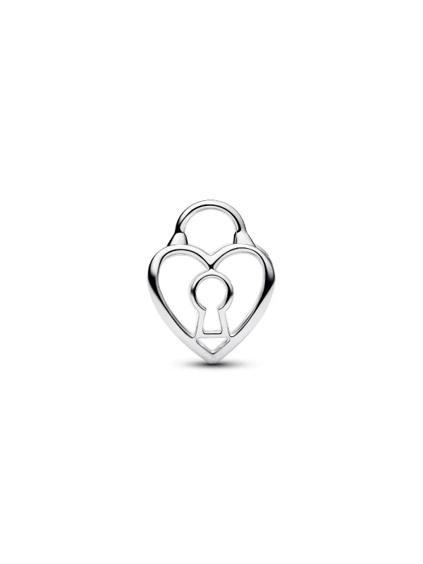 (image for) Pandora Openwork Heart Padlock Charm - 794358C00 - View 4