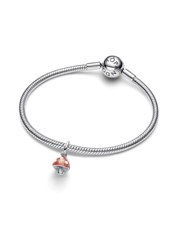 (image for) Pandora Glow-in-the-dark Mushroom Dangle Charm - 794376C01 - View 3