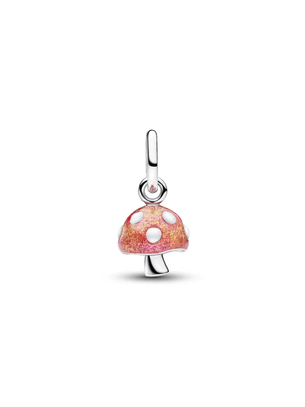 (image for) Pandora Glow-in-the-dark Mushroom Dangle Charm - 794376C01 - View 5