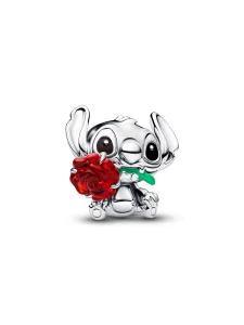 (image for) Pandora Disney Stitch Rose Murano Glass Charm - 794378C01