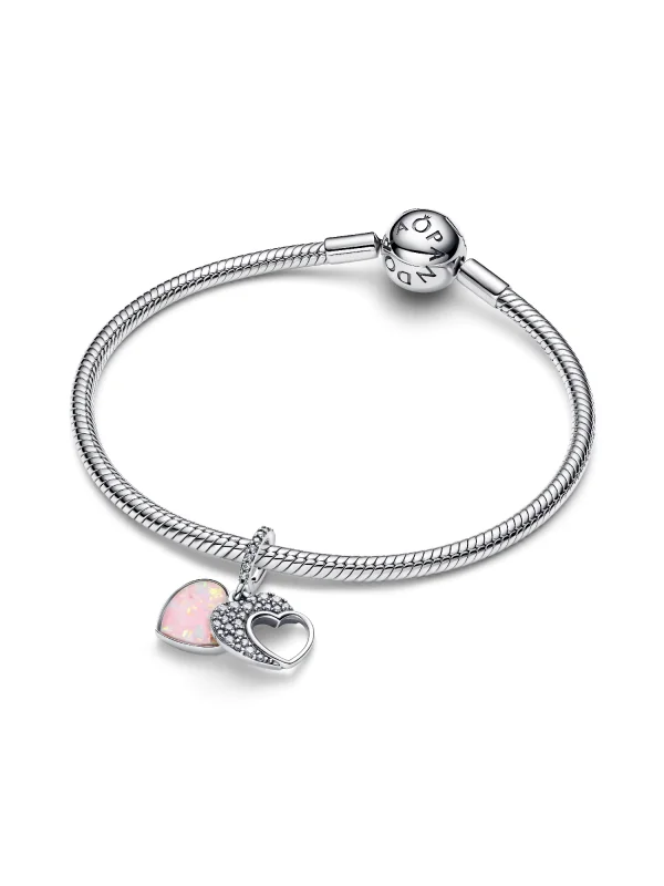 (image for) Most Beautiful PANDORA Charms | Double Heart 794456C01… - View 3