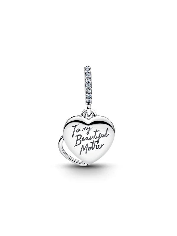 (image for) Most Beautiful PANDORA Charms | Double Heart 794456C01… - View 5