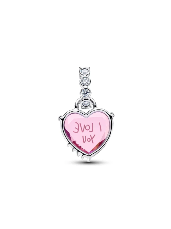 (image for) Pandora I Love You Mom Dangle Charm - 794464C01 - View 3