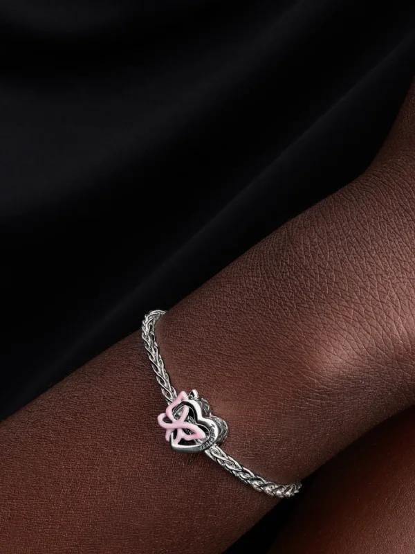(image for) Pandora Entwined Heart & Butterfly Charm - 794475C01 - View 2